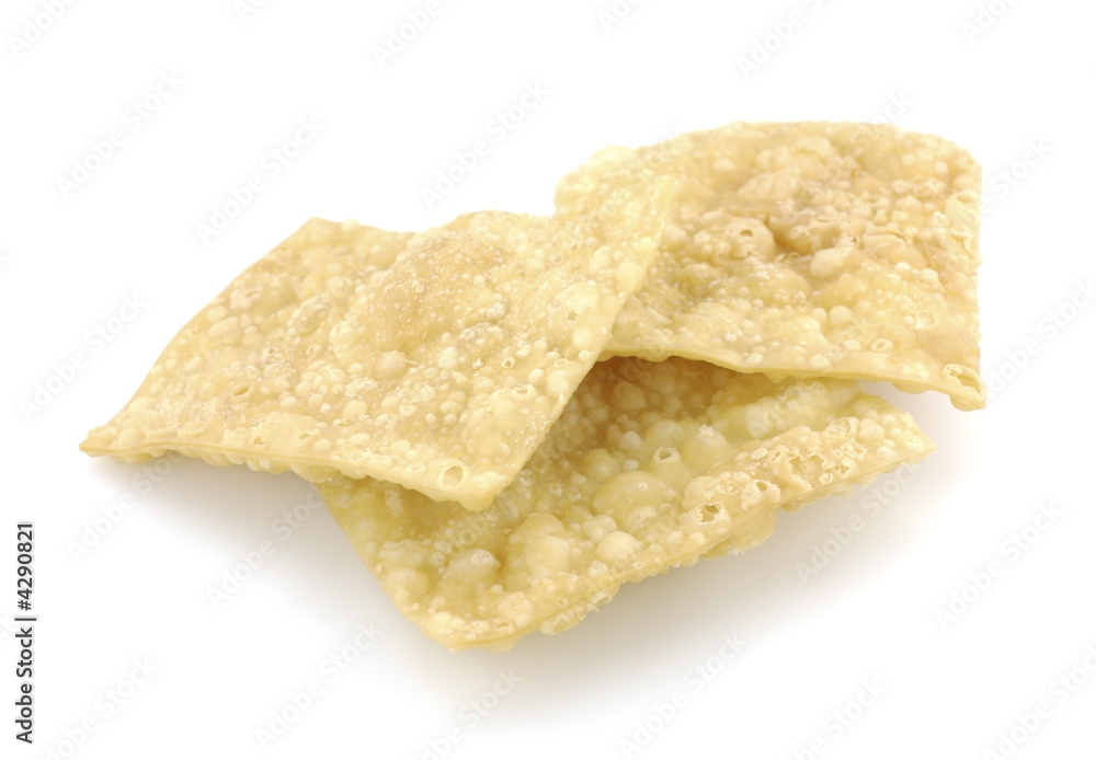 Fried wonton rectangle Fried wonton rectangle