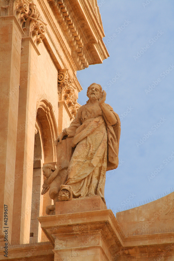Fototapeta premium Barock Kirche, Noto, Sizilien, Italien