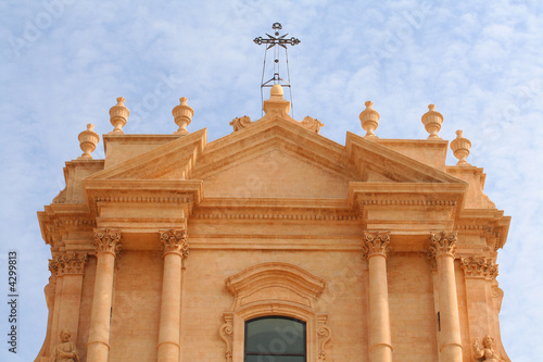 Barock Kirche, Noto, Sizilien, Italien photo