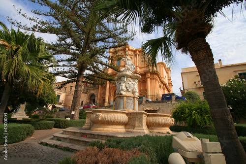 Barock Kirche, Noto, Sizilien, Italien