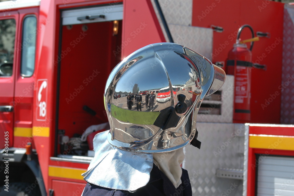 Obraz premium Casque de pompier