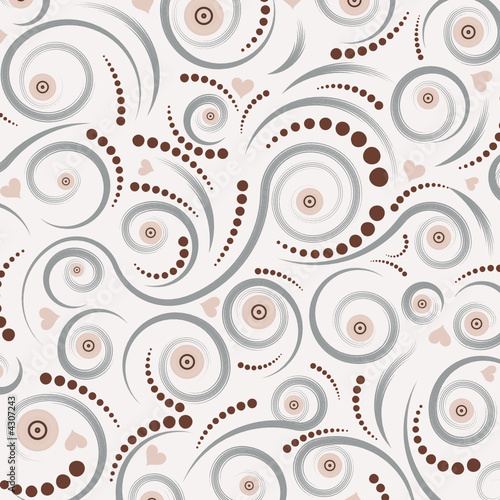 beautiful abstract vector floral design