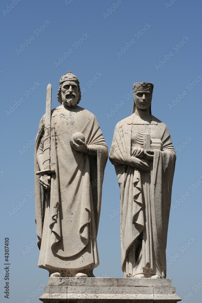 Naklejka premium St Etienne et Gisèle