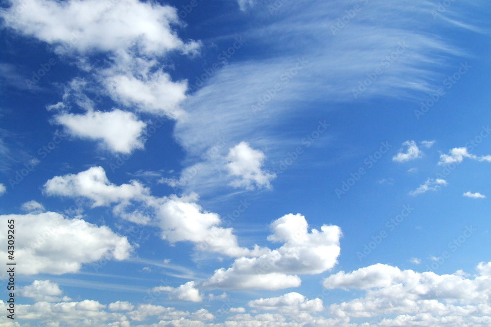 Fototapeta premium gemischte Wolken
