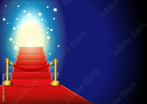 Tapis rouge privé dans les étoiles (paysage)