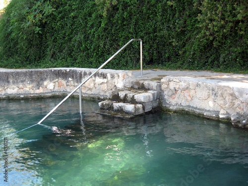 Ladder and water