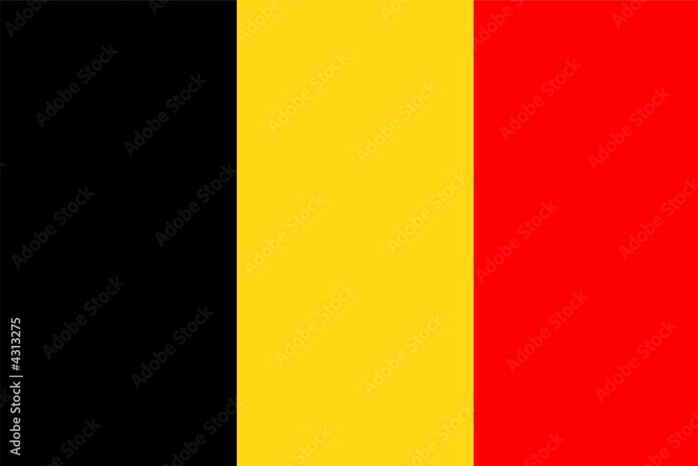 Flagge Belgien Stock Illustration Adobe Stock