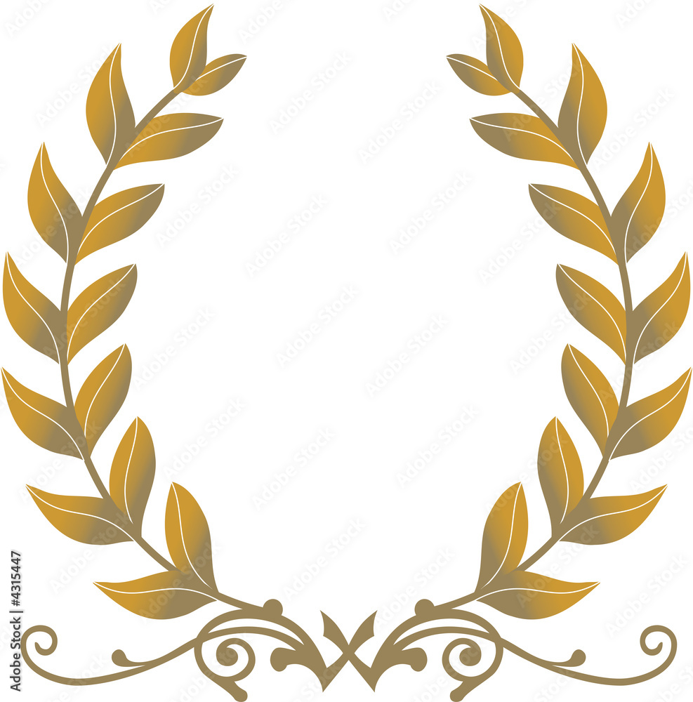 Lorbeerkranz Antik Gold Lorbeerkranz Antik Gold