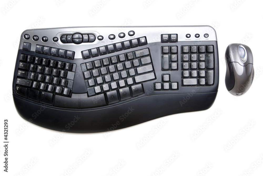 Mouse and keyboard (clipping path) Mouse and keyboard (clipping path)