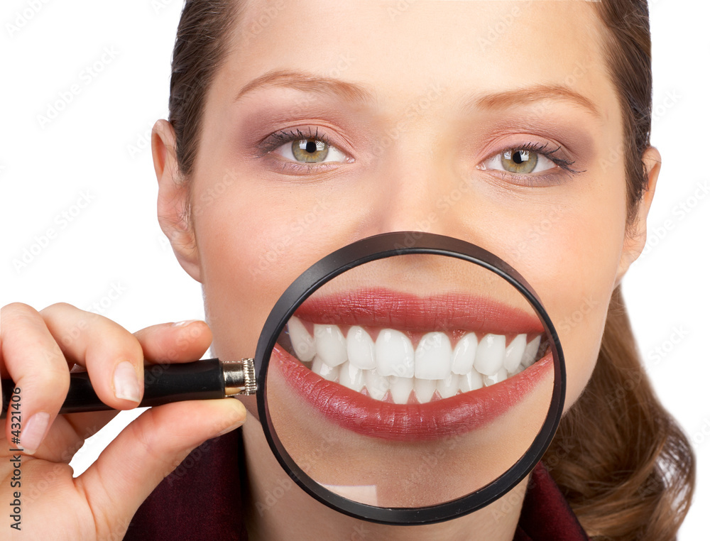 Naklejka premium Healthy teeth