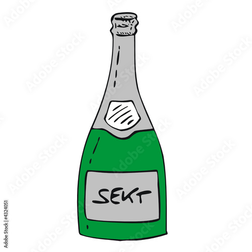 sekt-flasche