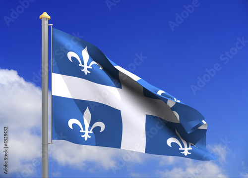 Quebec flag (include clipping path)