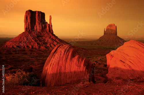 Sunrise at Monument valley