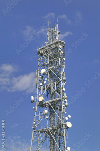 Telecommunications mast.