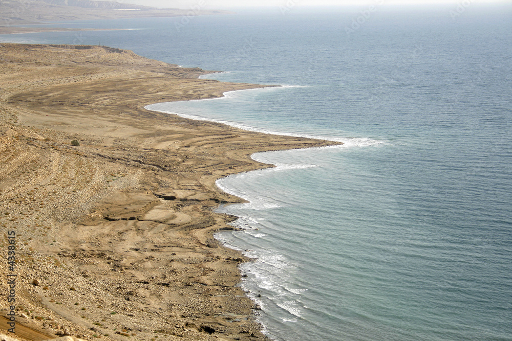 arid coastline by red sea israel