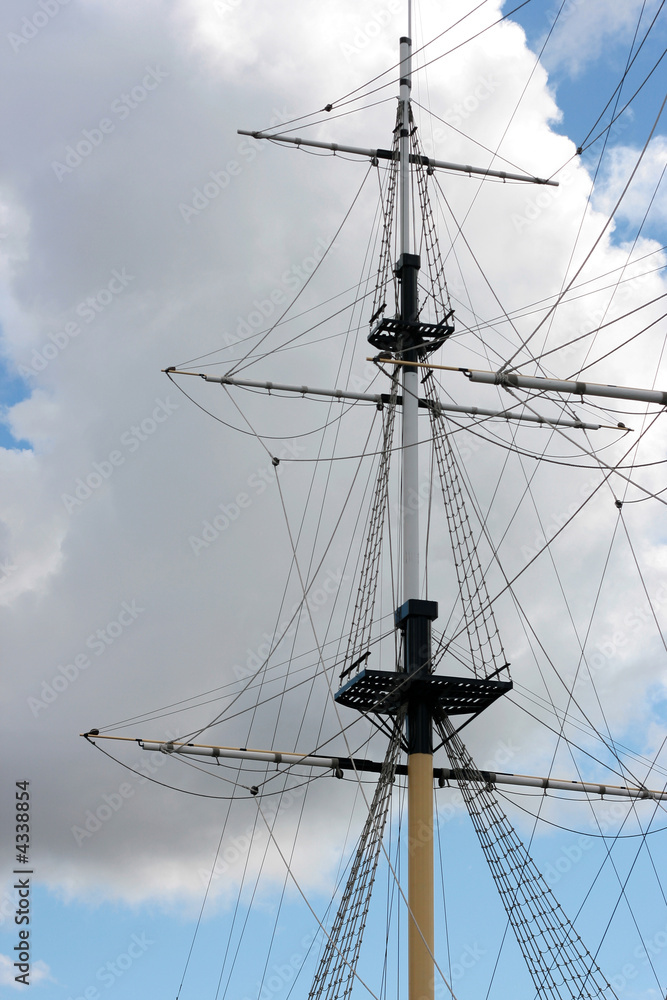 mast and sky