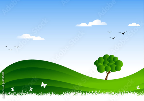 Relaxing landscape