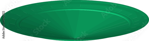 assiette verte 