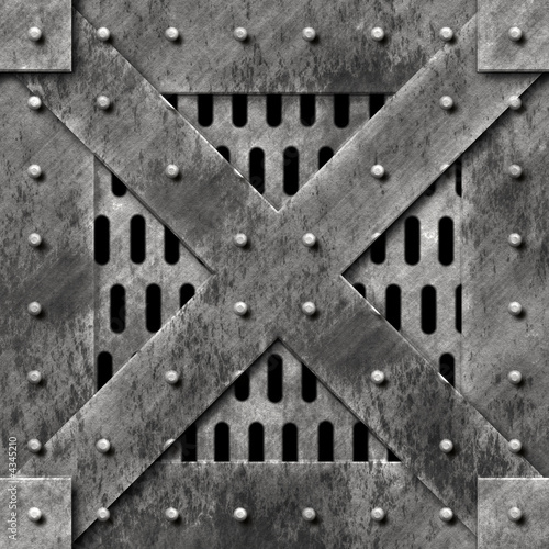 Rendering of heavy industrial metal box for shipping