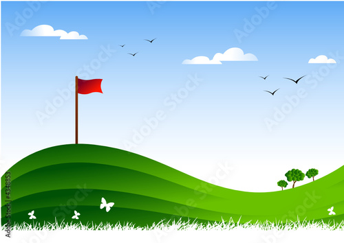 Golf lansdcape photo