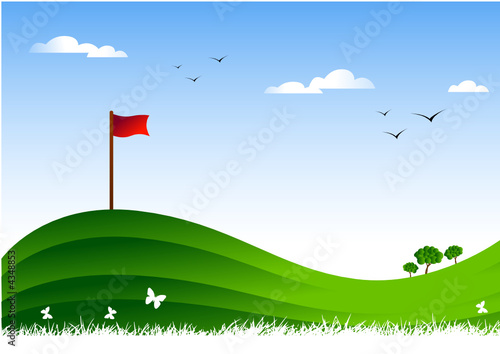 Golf lansdcape