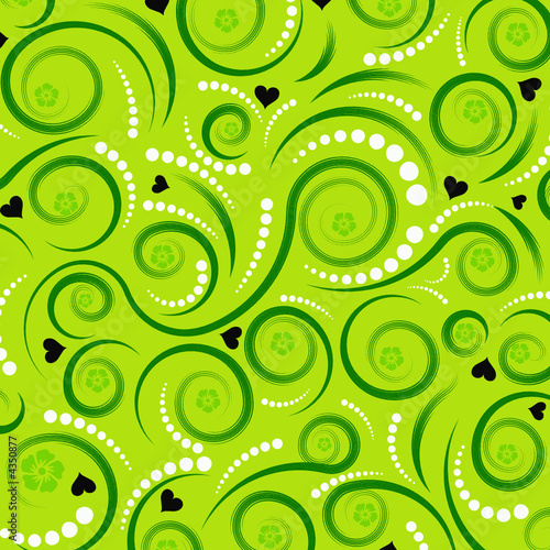beautiful abstract vector floral design