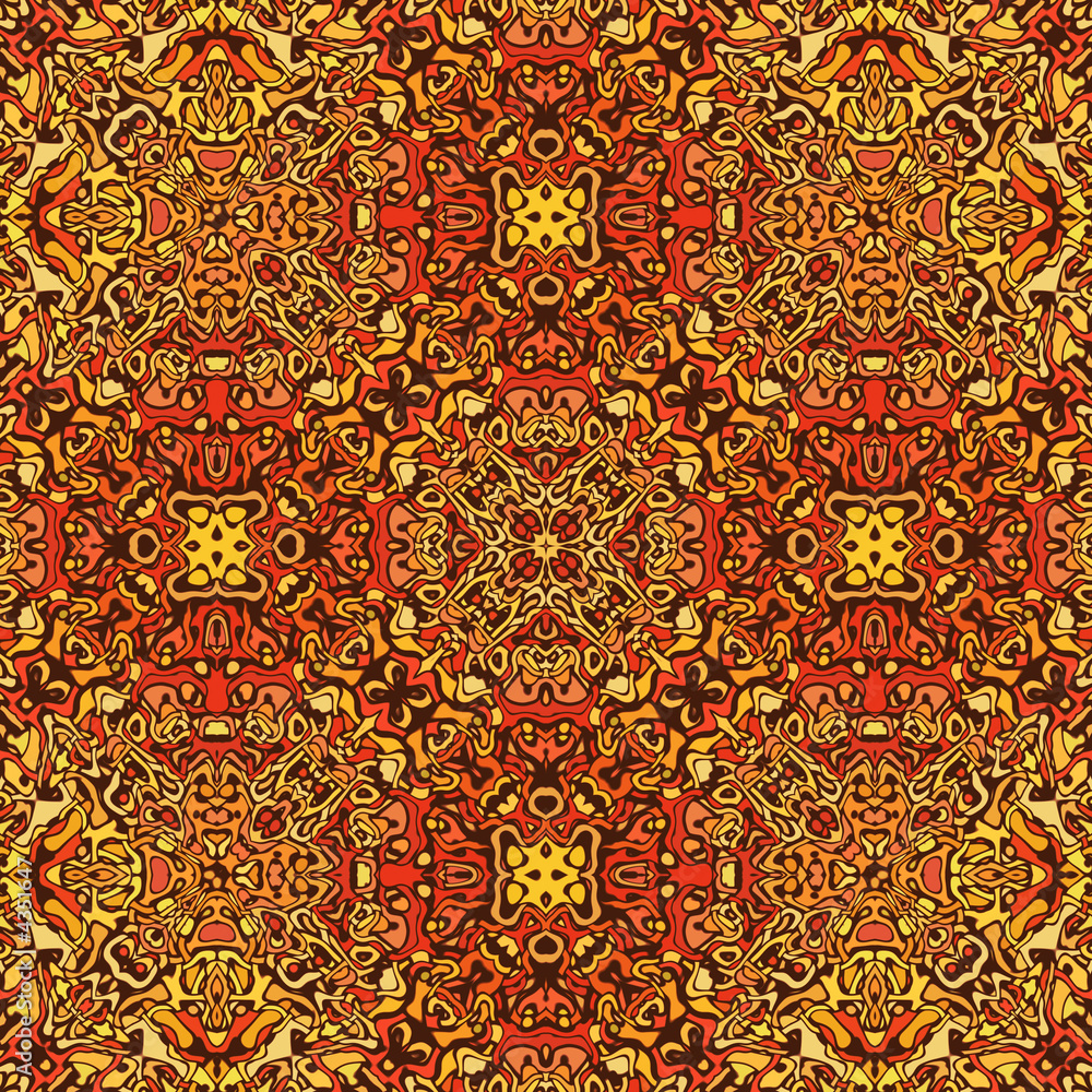 Oriental rug wallpaper