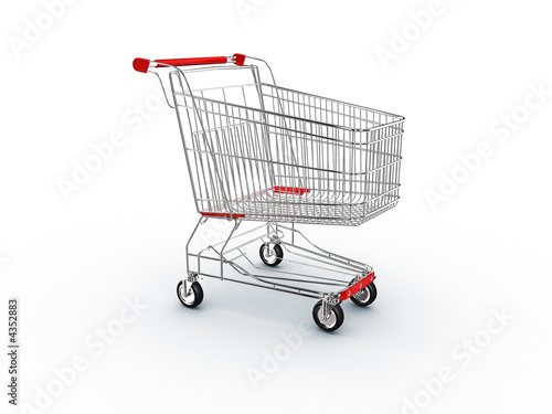 cart shopping, supermarket basket © TimurD
