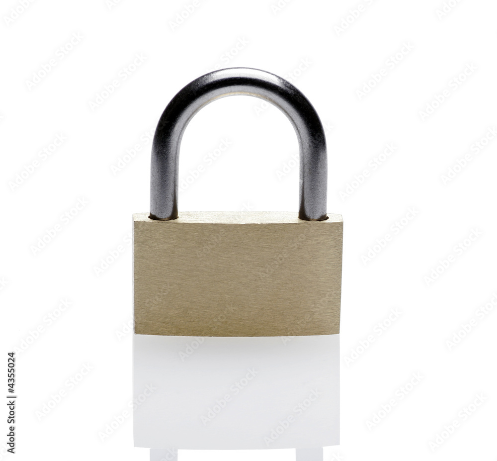 Closed Brass Padlock Closed Brass Padlock