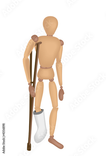 In Crutches