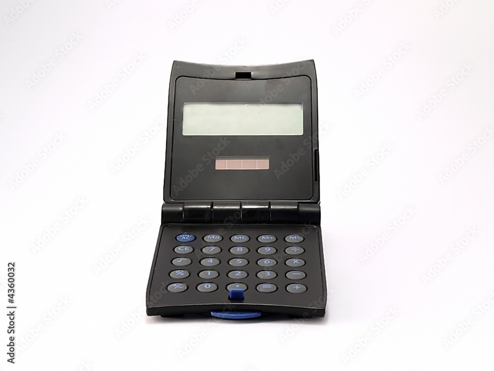 Isolated simple black sun cellcalculator II Isolated simple black sun cellcalculator II