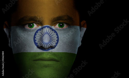 Indian Flag - Male Face