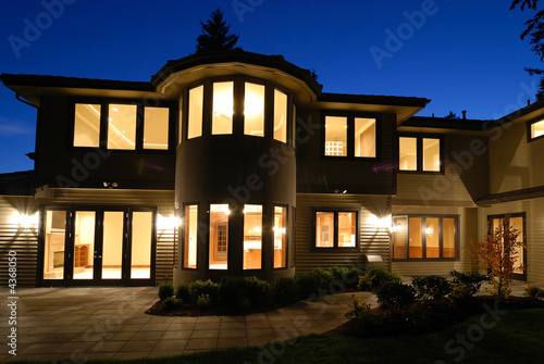 Backyard at Night 
