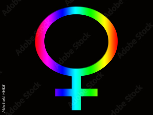 Female Rainbow Symbol