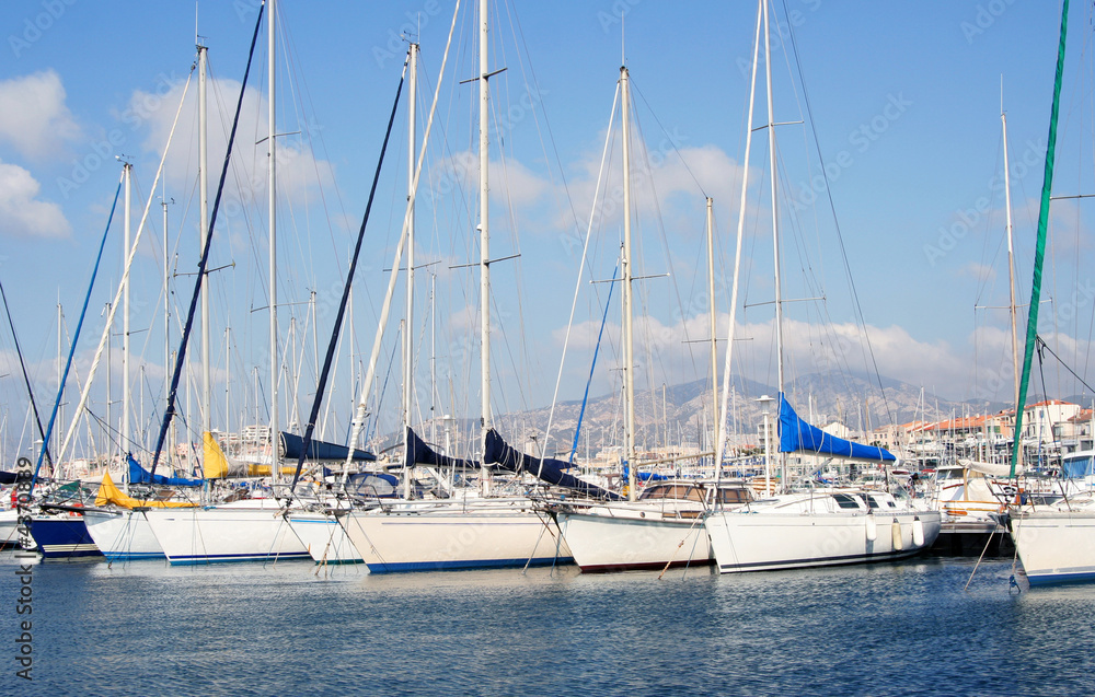 Obraz premium marseille yachts