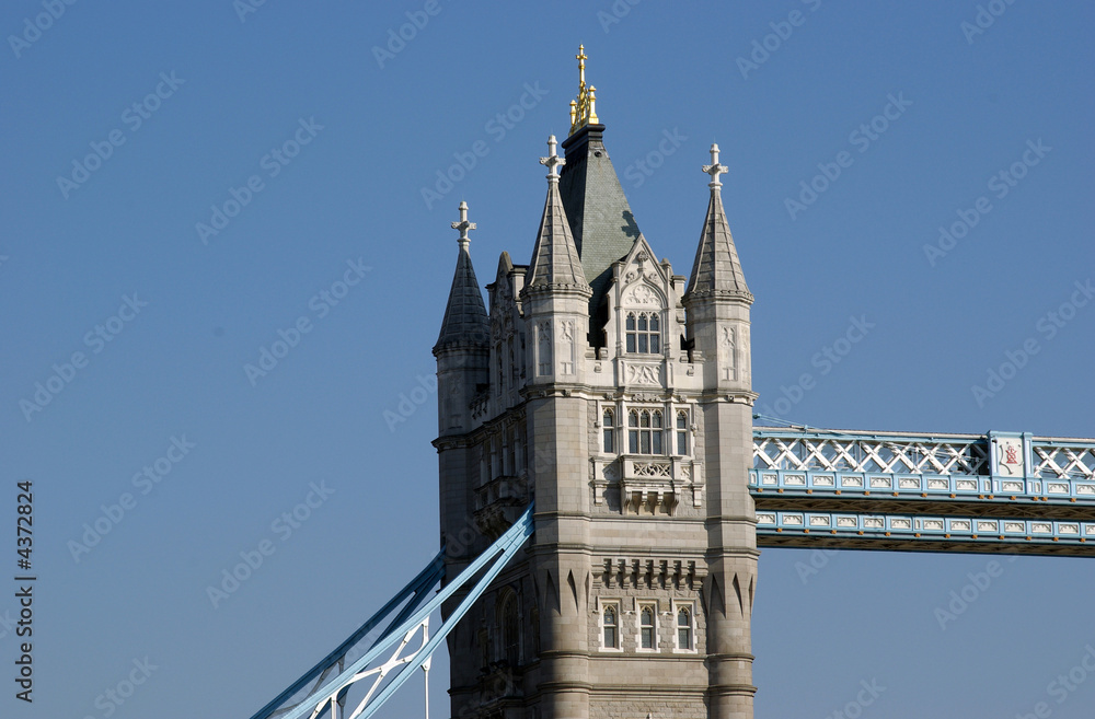 Tower Bridge in London - Detailaufnahme