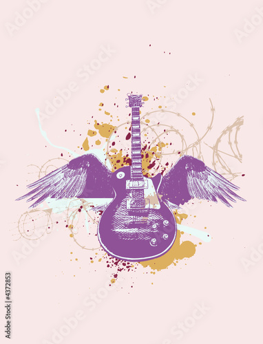 Flying  guitar