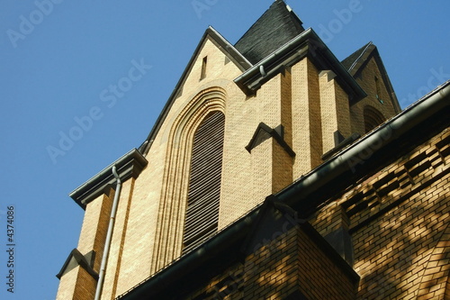 Kirchturm Liebfrauenkirche in Düsseldorf Flingern photo