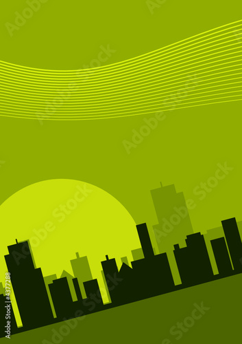 skyline stadt hintergrund
