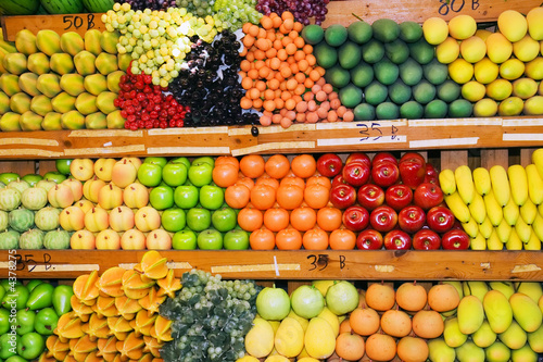 Fotografie Thai Fruit Stand