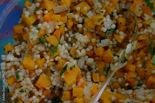 Healthy Couscous with Yellow Summer Squash