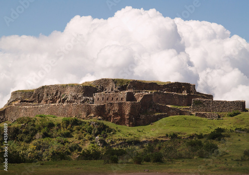 Puca Pucara, Ancient Inca fortress, Cuzco, Peru