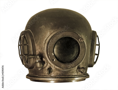 isolated diving helmet