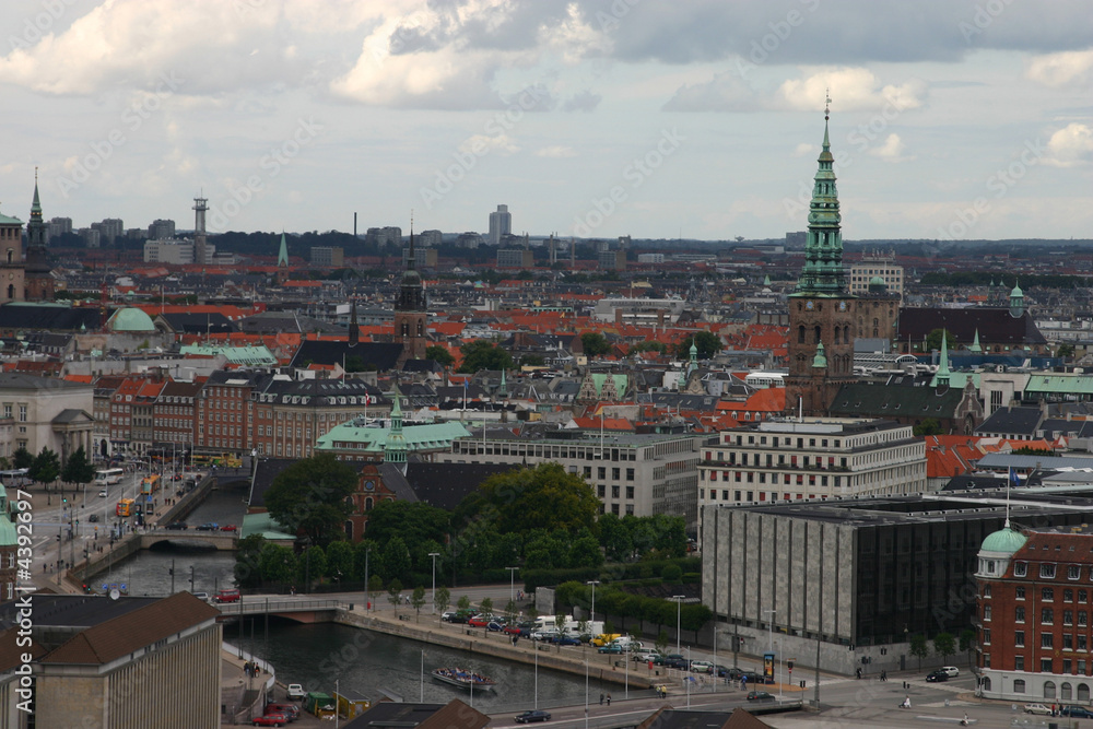Obraz premium Copenhagen, view from above