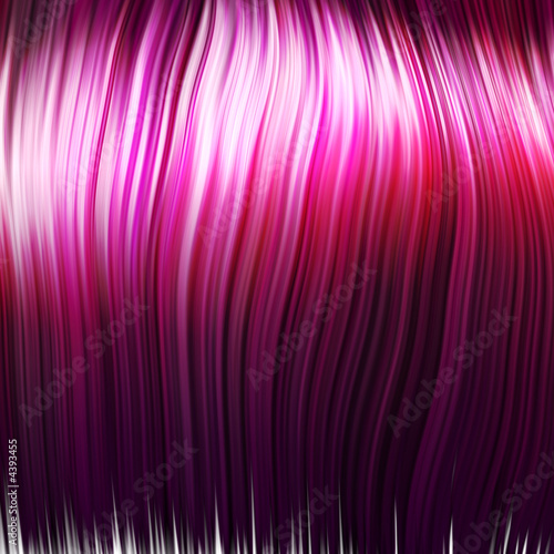 Bright purple hair