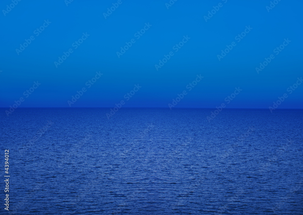 Obraz premium blue sea - blue sky