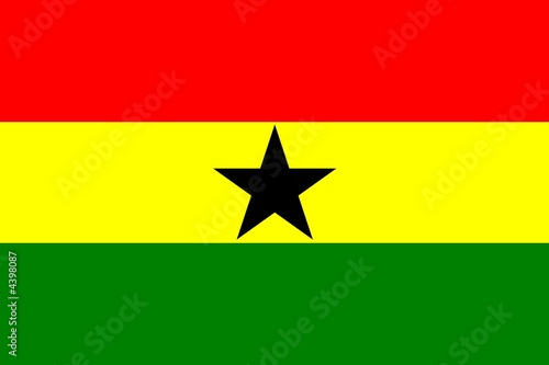 Flagge Ghana