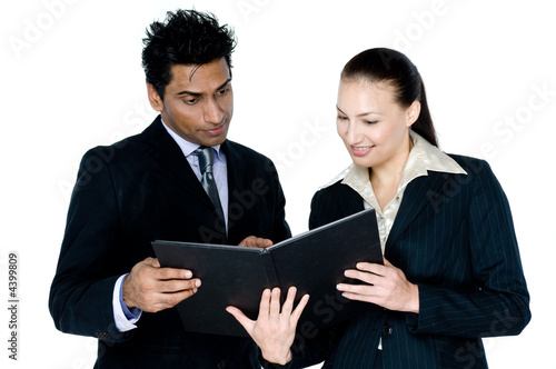 Businessman and Woman