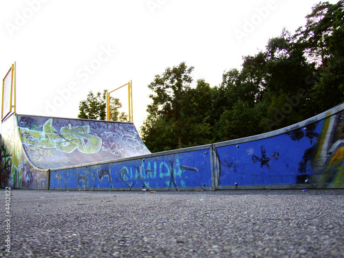 Canvas Print Skaterampe 1