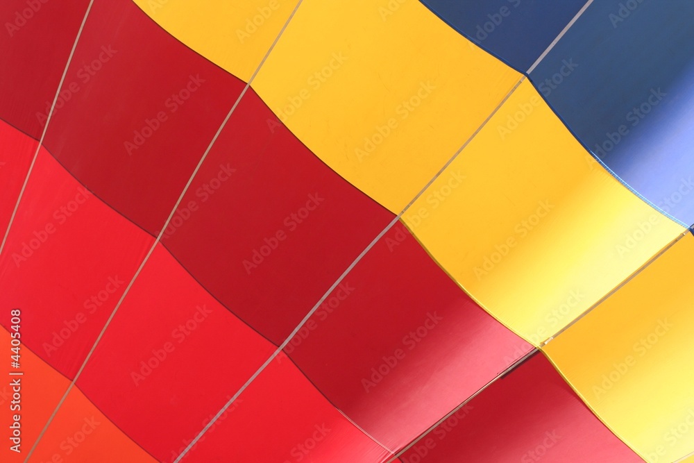 Naklejka premium Gros plan sur une montgolfière